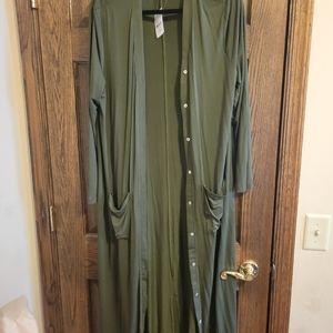 Super cute long duster